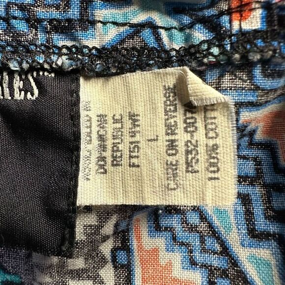 Frontier Series Men’s Size Large Southwestern Aztec Vest Multicolor Sleeveless - Picture 6 of 8